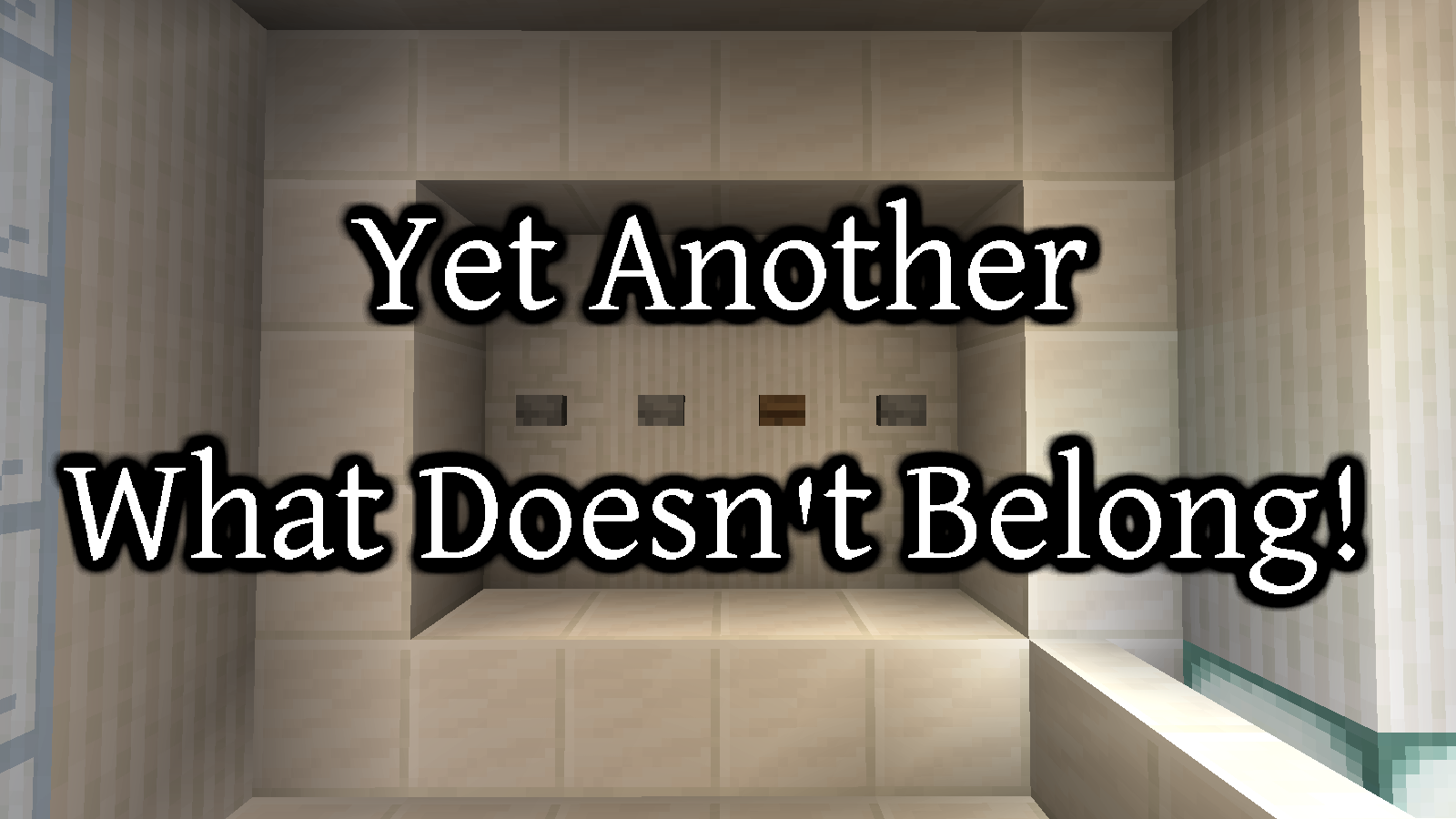 Baixar Yet Another "What Doesn't Belong" Map para Minecraft 1.14.2